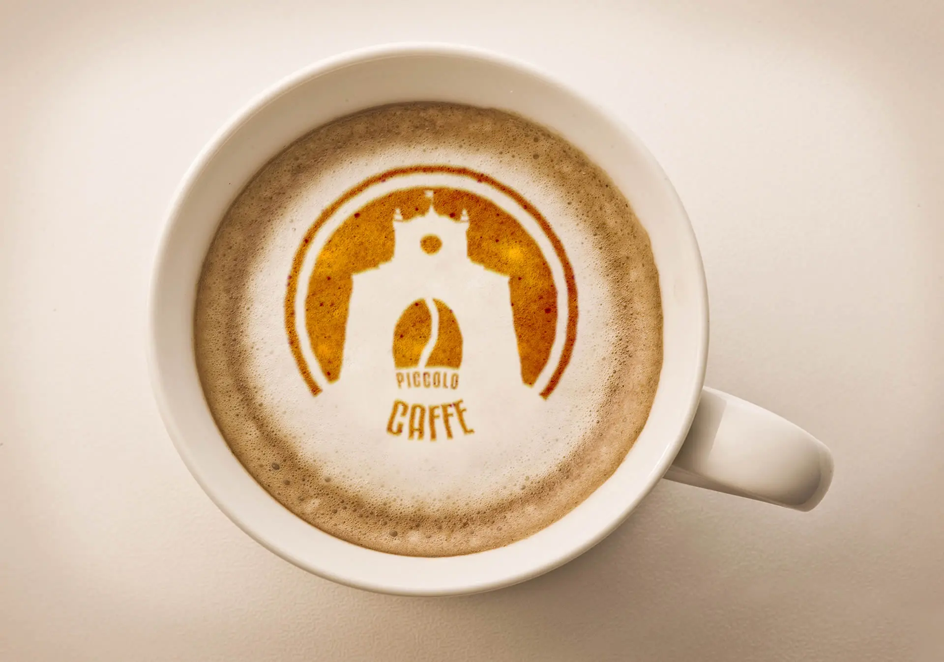 Logo e brand identity Piccolo Caffè - MDP Agenzia Web Latina